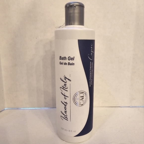 CALI COSMETICS Islands Of Italy Capri Bath Body Gel Peach Champagne Scent 8 oz - Picture 2 of 6